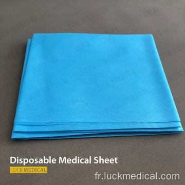 Feuille bleue de civière non tissée médicale